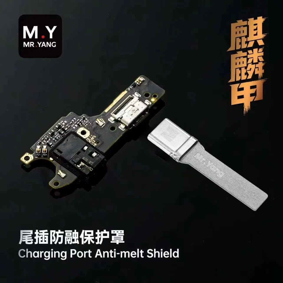YCS M.Y 5pcs Phones Tail Plug Anti Melting Protective Cover Kirin Armor Disassembly Welding No Deformation Disassembly Tool