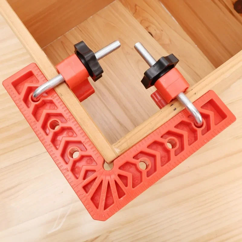 90 Degree Clamp Positioning Clip L-type Right Angle Ruler Squares Woodworking Splicing Tools for Cabinets Boxes Woodworking Tool