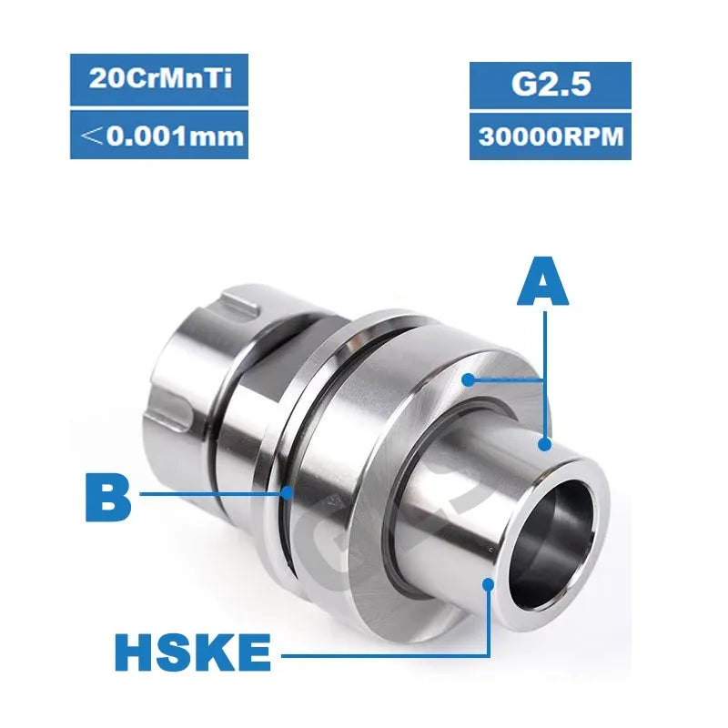 HSK25E HSK32E HSK40E HSK50E ER11 ER16 ER20 ER25 SK16 Tool Holder Anti-rust HSK ER SK Tool Holder G2.0 G2.5 0.001mm