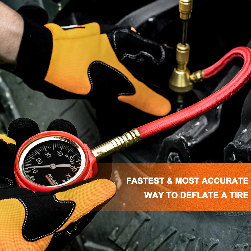 250PSI Digital Tire Pressure Inflator Gauge Aluminum Alloy LCD Tyre Pressure Meter Tyre Pump for Motorcycle Auto Pressure Tester