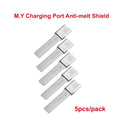 YCS M.Y 5pcs Phones Tail Plug Anti Melting Protective Cover Kirin Armor Disassembly Welding No Deformation Disassembly Tool